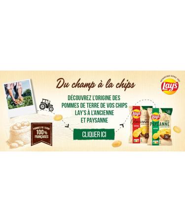 Lay's Chips Paysannes Nature 28g - Multipack de 6 (Lot de 2) - Buy Online on GoSupps.com