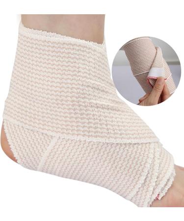 Elastic Bandage Wrap Comfortable Breathable Reusable Athletic Compression for Sports Calf Ankle & Foot - Buy Online on GoSupps.com