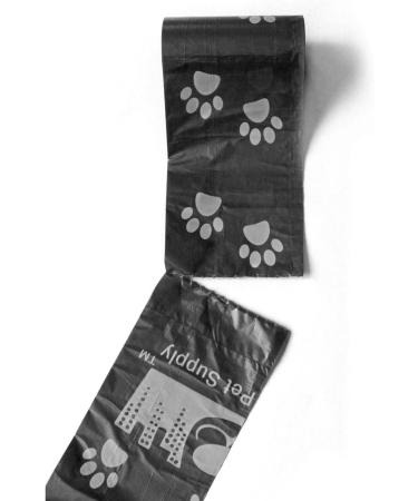 Downtown Pet Supply Large Dog Poop Bags with Leash Clip and Dispenser - 180 Count Unscented Leak-Proof Bags - Rainbow Paw Prints - Buy Online on GoSupps.com