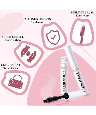 Cluster Lash Sealer - Long Lasting Clear Coat for Eyelash Extensions | Extend Wear Up to 14 Days - 5ml - Buy Online on GoSupps.com