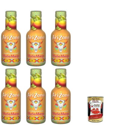 Italian Gourmet E.R. Arizona Mucho Mango Pack of 6 Mango Drinks 500ml + Gourmet Italian Pulpa 400g