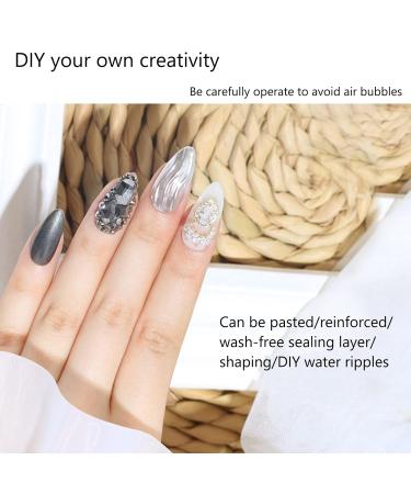 Professional Adhesive Thick Nail UV Gel Glue Rhinestone Accessory Decoration Bling Nail Tools for Gems Diamonds Jewelry No Wipe Rhinestone Glue Gel - Buy Online on GoSupps.com