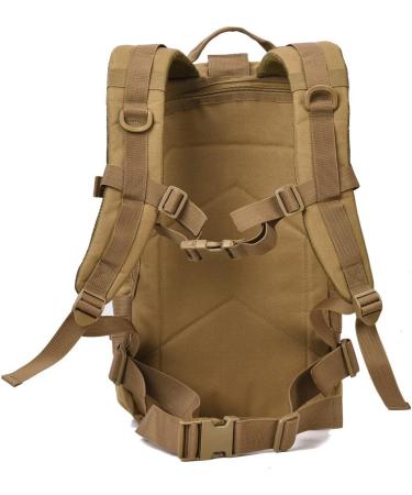 REEBOW GEAR Military Tactical Backpack 3 Day Assault Pack Army Molle Bag Backpacks Rucksack 35L Tan - Buy Online on GoSupps.com