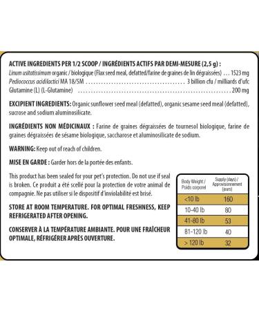 BiologicVET - BioDIGEST Plant Probiotic 200g All-Natural Advanced Dog & Cat Probiotic Powder with Prebiotics & Flax Relieves Diarrhea and Constipation Supports Digestion Allergy Immunity & Health 200.0 g (Pack of 1) - Buy Online on GoSupps.com
