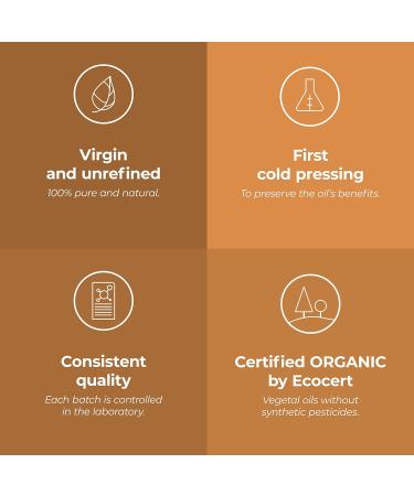 AROMA LABS 100% Pure Organic Tamanu Oil - 100mL | Cold Pressed & Cosmos Certified | French Brand - Buy Online on GoSupps.com