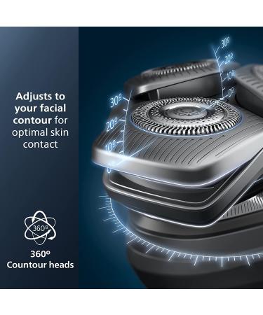 Philips Electric Shaver Series 9000 Wet & Dry with Pressure Guard Sensor & Dual SteelPrecision Blades Ink Black AMZ Exclusive S9986/58 - Buy Online on GoSupps.com