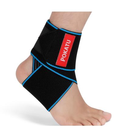 Pokatu ankle bandage - foot bandage ankle bandage for women and men - adjustable bandage ankle ankle bandage on the right/left - stabilized and supported tennis football running