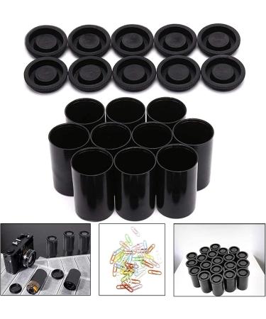 Dher Black Filmdosen - 10Pcs Airtight Film Coil Boxes for Fishing & Small Scientific Storage | Ideal for Treasure Hunts - Buy Online on GoSupps.com