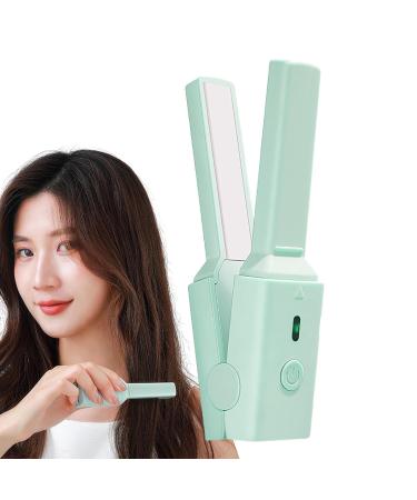 Travel Curling Iron & Hair Straightener - USB Electric Curling Wand for Teens & Girls | Energy Saving Professional Tool - Buy Online on GoSupps.com