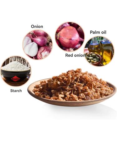 Crispy red fried onions 500g crispy onions Topping for Salad Burger Rice Noodle  - Buy Online on GoSupps.com