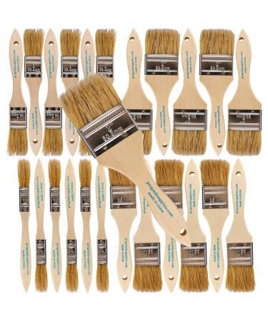 Pro Grade - Chip Paint Brushes - 24 Piece Variety Chip Brush Set