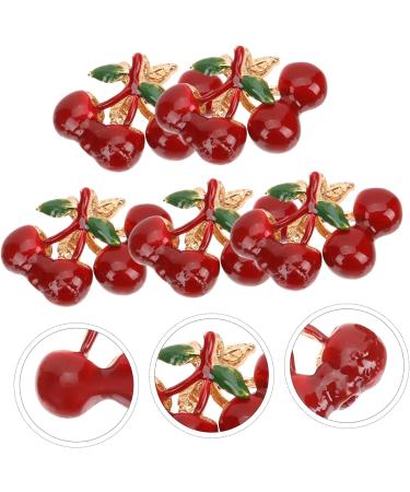 NUOBESTY 10pcs Fruit Drop Oil Pendant Fashion Necklace Cherry Charms Miniture Decoration Water Bottle Accessories Fruit Charms Diy Supplies Charms for Diy Craft Jewlery Metal Jewelry Alloy - Buy Online on GoSupps.com
