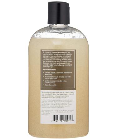 St James of London Lavender & Geranium Shower Wash - 16.9 Fl Oz | Premium International Shipping - Buy Online on GoSupps.com