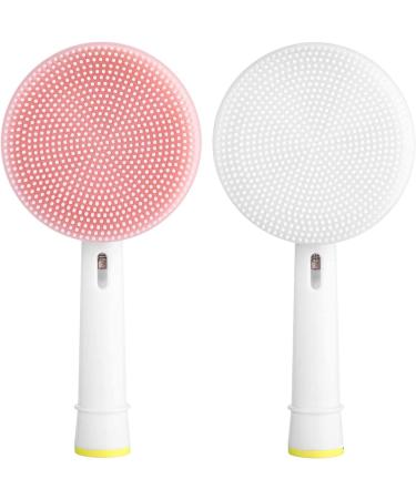 2-Pack Waterproof Silicone Facial Cleansing Brush Replacement Heads for Oral B Braun Electric Toothbrush Bases - Buy Online on GoSupps.com