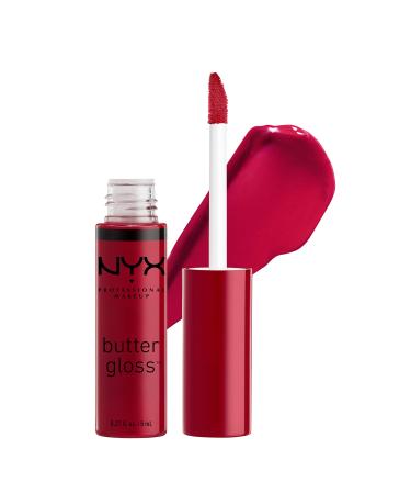 NYX PROFESSIONAL MAKEUP Butter Gloss  Cranberry Biscotti  0.27 Ounce BLG24 CRANBERRY BISCOTTI 1 Count (Pack of 1)