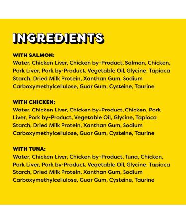 Temptations Creamy Puree Adult Lickable Cat Treats with Chicken & Salmon & Tuna Variety Pack 24 pouches 288g Chicken & Salmon & Tuna 12 g (Pack of 24) - Buy Online on GoSupps.com