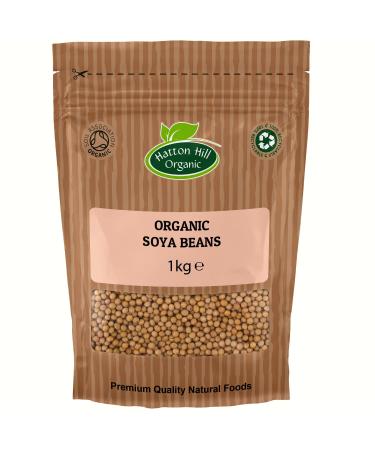 Organic SOYA Beans 1kg by Hatton Hill Organic - Buy Online on GoSupps.com