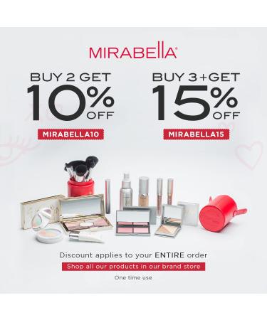 Mirabella Beauty Blush Duo in Sugar/Babydoll - Mineral Pressed Powder for Cheeks - Buy Online on GoSupps.com