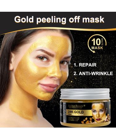 AICHUN BEAUTY 24K Gold Snail Peel-Off Mask - Anti-Wrinkle & Purifying Repair | 150ml/5.07FL.OZ - International Shipping Available - Buy Online on GoSupps.com