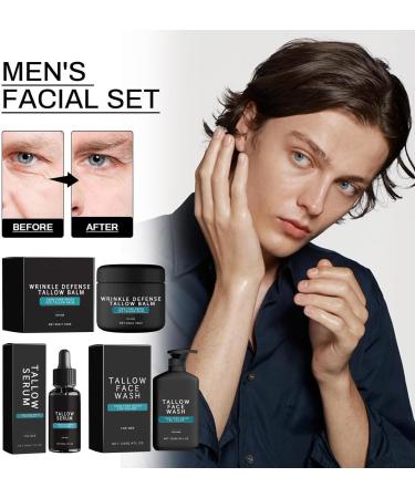 Forge Wrinkle Defense Tallow Balm Wrinkle Defense Tallow Balm Forge Skin Care for Men Natural Tallow Face Moisturizer Anti-Wrinkle Night Serum Anti Aging (Face Wash) - Buy Online on GoSupps.com