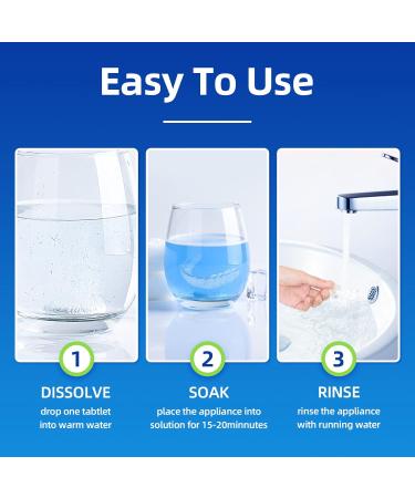 PROJECT BETTER Retainer Cleaner Tablets & Denture Cleaning Tablets for Dental Appliances and Night & Mouth Guard.(186 tablets) - Buy Online on GoSupps.com