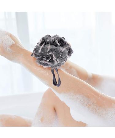 4pcs Bamboo Charcoal Bath Balls Eco-Friendly Shower Scrubber & Loofah for Relaxing Bathing Experience | Bathroom Accessories - Buy Online on GoSupps.com