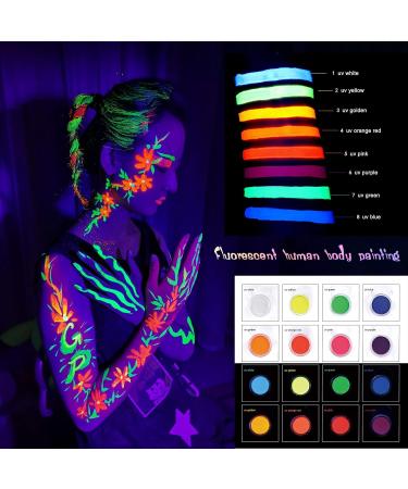 Buy UV Fluorescent Facial Color - Water-Based Body Painting Pigment for Kids & Adults (Pink) | DIY Safe and Fun - Buy Online on GoSupps.com