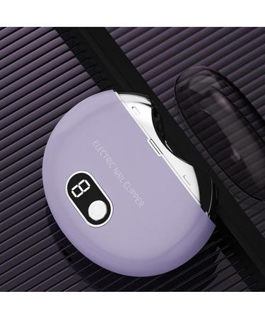 Electric Nail Cutter - Electric Fingernail Polisher - with Nail Shavings Box Auto Nail File for Men with Ultra Quiet 3-Speed Rechargeable UV Lamp Beads Lencyh Nail Grinder Purple - Buy Online on GoSupps.com
