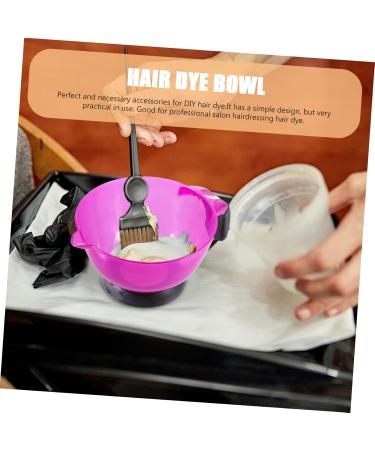 3pi ces Bol De Coloration Pour Cheveux Silicone Avec Poign e Lot Pour M lange De Teinture Capillaire Pratique Pour Salon Ou Usage Diy - Buy Online on GoSupps.com
