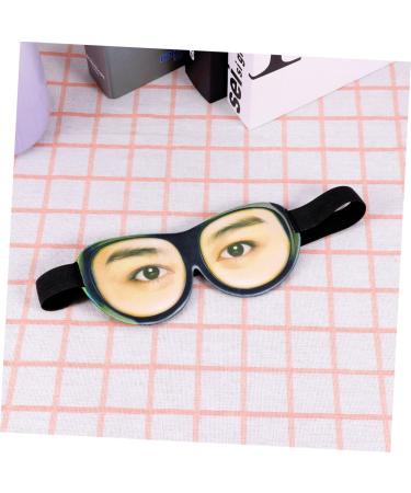 FRCOLOR Funny 3D Eye Sleeping Mask - Comfortable Blindfold for Travel Sleep & Relaxation | International Shipping Available - Buy Online on GoSupps.com