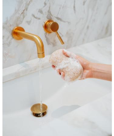 Buy Konjac Walnut Shell Exfoliating Body Sponge | Gentle Daily Exfoliation & Cleansing | 100% Plant-Based | Softens & Revitalizes Skin | International Shipping Available - Buy Online on GoSupps.com