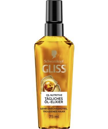 Gliss Gliss Daily Hair Oil (75 ml) oil for dry hair nourishes and refines hair without making it greasy with argan oil and vitamin E