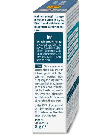 Sanotact Prodarm - 120 Capsules for Intestinal Renovation | 10 Billion Lactic Acid Cultures + 3 Bacterial Strains | Intestinal Cleaning Cure with Vitamins B6 B2 & Biotin | 6-Pack - Buy Online on GoSupps.com