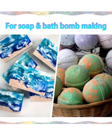 32 Colors x 5g Mica Powder for Epoxy Resin - Metallic Pigment for Soap, Candle, Art Crafts - Shimmer Glitter for DIY Projects - Resin, Nails, Slime Dye - Buy Online on GoSupps.com