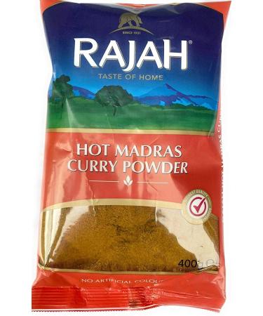 Rajah Rajah Hot Madras Curry Powder 10 x 400g