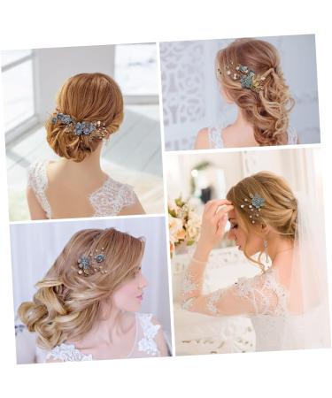 FRCOLOR 2 Set Hairpin Hair Comb Clips Women Wedding Hair Accessories Bridal Hair Clips Flower Hair Accessories Hair Stick and Hair Combs Bridal Hair Clip for Wedding Hair Sticks for Bride - Buy Online on GoSupps.com