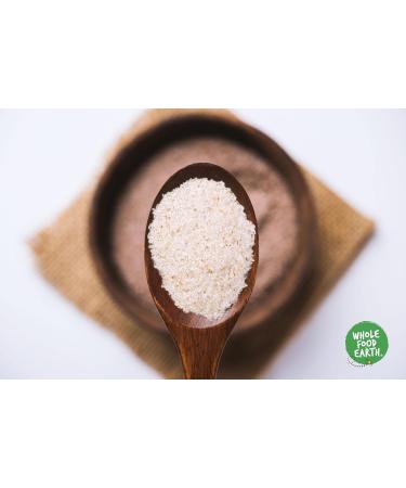 Organic Psyllium Husk Powder 2kg - Vegan & GMO Free | High Fibre & Protein | Certified Organic | Wholefood Earth - Buy Online on GoSupps.com