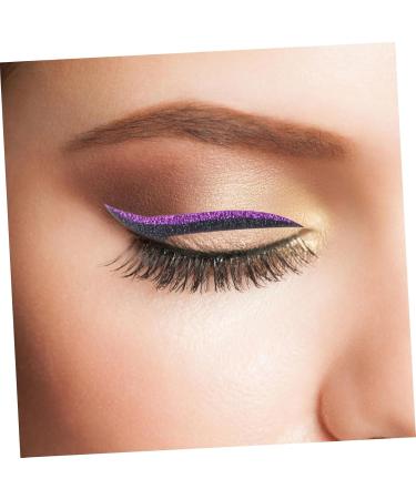 Mikinona 12 Pairs Glitter Eyeliner Self- Adhesive Eye Line Strip Eyeshadow Invisible Tape Double Sticker - Buy Online on GoSupps.com