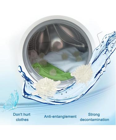20 PCS/Set Transparent Solid Laundry Ball Decontamination and Anti-Entanglement Knotting Dropshipping Clothes Cleaning Ball - Buy Online on GoSupps.com