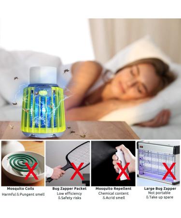 TULAER Camping Bug Zapper & LED Lantern & Flashlight 3 in 1 Rechargeable Mosquito and Fly Killer Electric Killing Lamp Portable Camping Gear for Outdoors - Buy Online on GoSupps.com