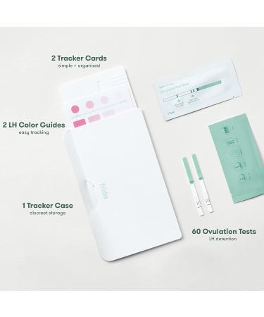 Frida Fertility Ovulation Prediction Test - 99% Accurate, 48-Hour Baby Making Window, No App Needed - 60 Strips + 5 Piece Tracking System - Buy Online on GoSupps.com