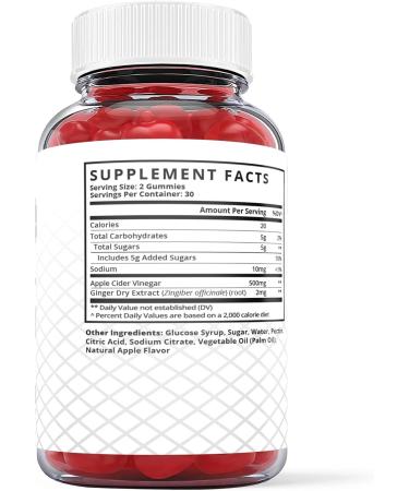 Keto ACV 20 Gummies - Vegan Non GMO Ketosis Supplement with Apple Cider Vinegar (3 Pack) - Buy Online on GoSupps.com