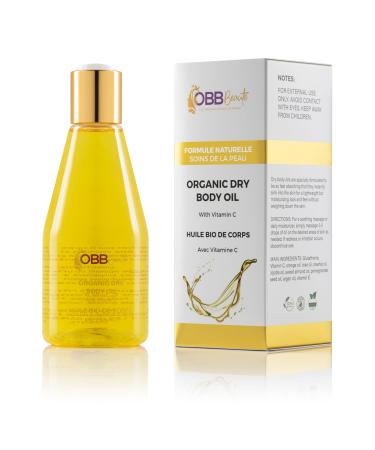 OBB Beaut Huile S che Bio pour le Corps 200ml la Vitamine C Hydratation L g re & clat Naturel Soins Naturels Peau