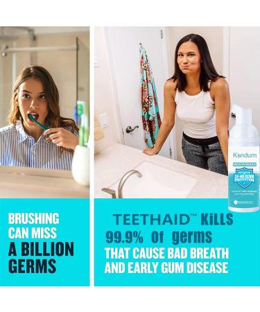 Teethaid Mouthwash 30ml - Fresh Breath & Dental Health | Tartar Control Oral Care - Buy Online on GoSupps.com