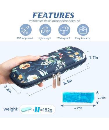 Youshares Insulin Cooling Bag - Travel Medication Case for Insulin Pens & Syringes | Compact Diabetic Accessory Bag (Blue Camelly) - Shop Now! - Buy Online on GoSupps.com