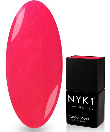NYK1 NAILAC - PARADISE PINK - Professional Gel Nail Polish - UV and LED Drying - Quick Soak Off Gel Polish 10ml - Over 100 Gel Nail Polish Nailac Colours to Choose From!