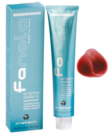 Fanola crema colore Colouring Cream 6.66 Dark Blonde Intensive Red 100 ml
