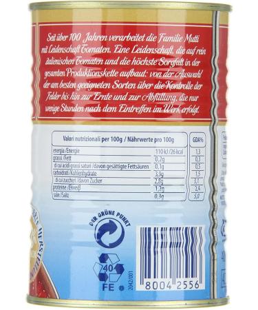 Tomato Pulp 100% Italian 400 g Box of 24 + Italian Gourmet Polpa - Buy Online on GoSupps.com