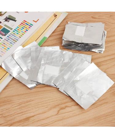 SWKJ 100 PCS Foil Nail Wraps Set for Gel Polish Removal - Nail Art Soak Off Acrylic Remover - Buy Online on GoSupps.com