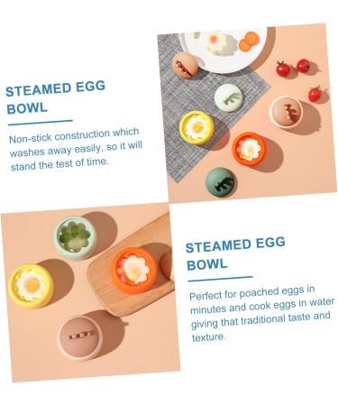 Cabilock 2 Pcs Steamed Egg Mold Single Egg Poacher Egg Cooker Cupcake Accessories Jelly Pink - Buy Online on GoSupps.com